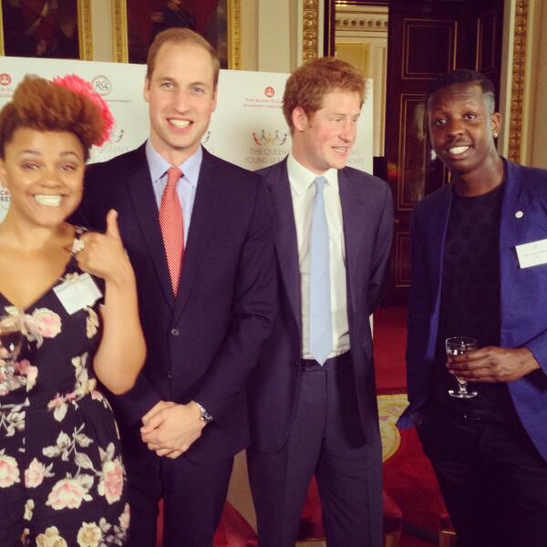 Prince William listens to Dirty Vegas Prince William listens to Dirty Vegas